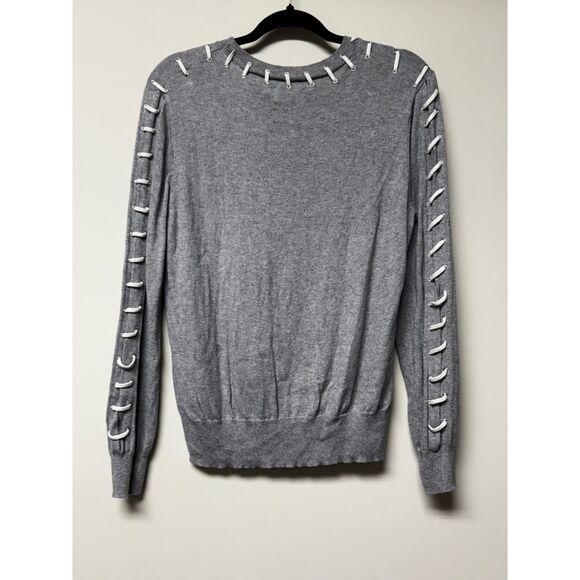 27 MILES MALIBU Cashmere Blend Laced Soft Cozy Sweater, Sz S - Picture 4 of 7